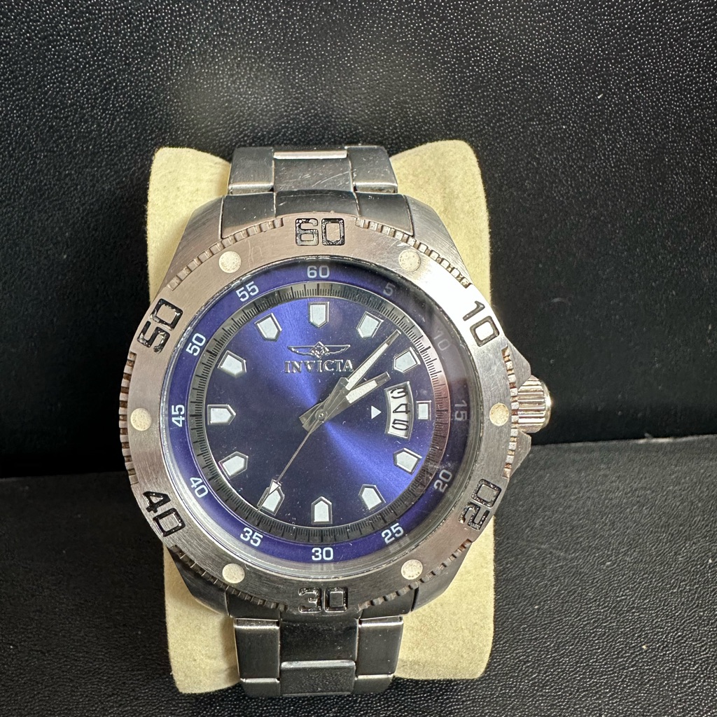 Invicta Blue Dial Stainless Steel Watch Invicta Blue Dial Stainless Steel Watch